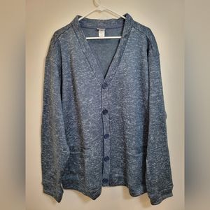Haband Navy Cardigan Sweater